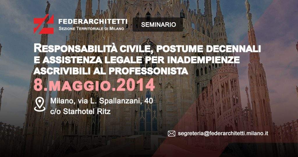 Seminario Federarchitetti Milano
